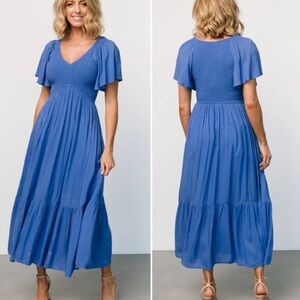 Elegant Blue Women's Dress